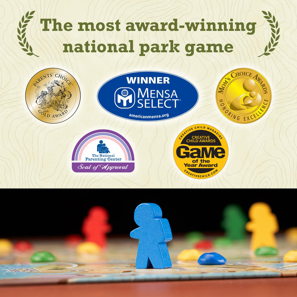 Underdog Games Trekking the National Parks fosters family bonding during park-themed play.