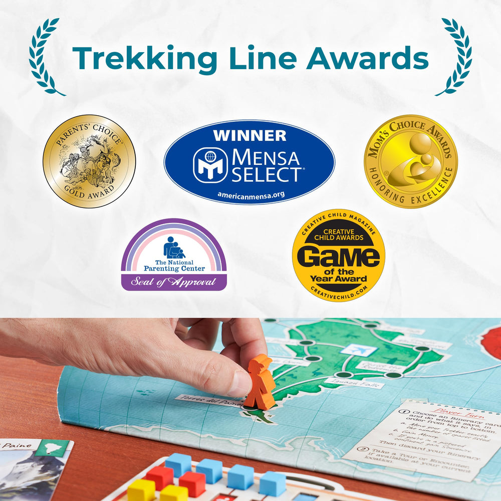Underdog Games Trekking the World 2nd Edition artwork captivates with vibrant, globe-spanning visuals.