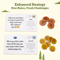Underdog Games Trekking National Parks Expansion table setup demonstrates smooth player interaction.