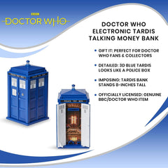 Officially licensed Doctor Who merchandise for fans and collectors.