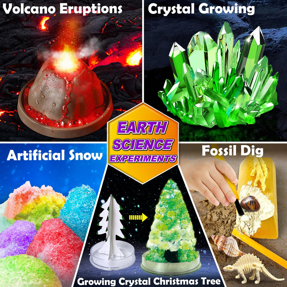 UNGLINGA 150 Experiments chemistry lab tools illustrate safe, engaging science play.