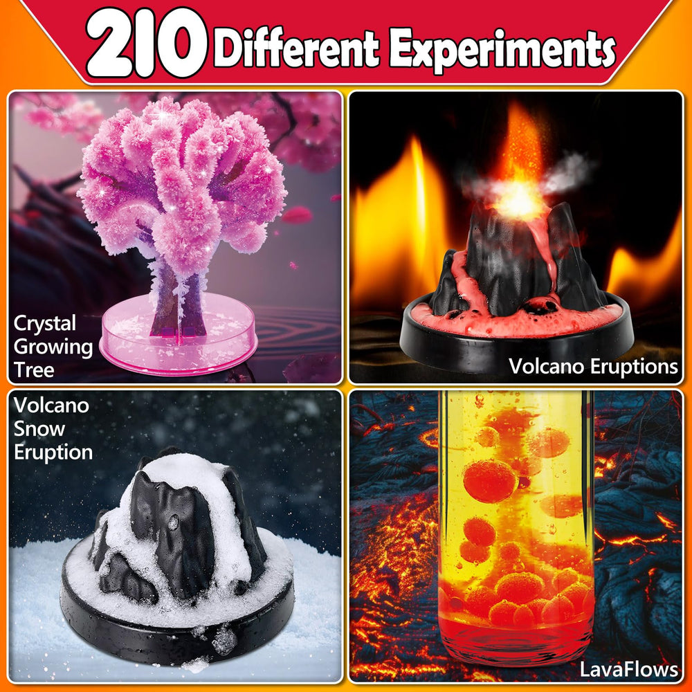 UNGLINGA 210 Experiments crystal growth demonstrates safe, engaging science learning for curious kids