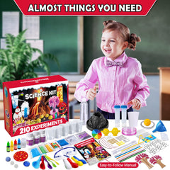 UNGLINGA 210 Experiments packaging makes an ideal gift or classroom science kit