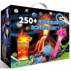 UNGLINGA 250+ science experiments kit open box for STEM exploration at home