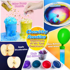 UNGLINGA color foamy fountain shows vibrant color changes.