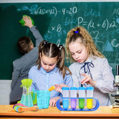 UNGLINGA Kids Science Kit activity cards for guided learning and steps.
