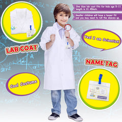 UNGLINGA Kids Science Kit test tubes with stand for colorful experiments and organization.