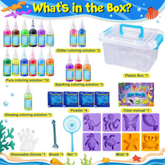 UNGLINGA Magic Water Elf Kit arrives gift-ready packaging for birthdays.