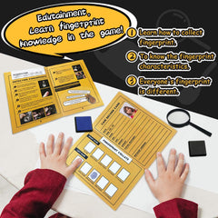 UNGLINGA spy glasses and magnifier for close-up investigations during play.