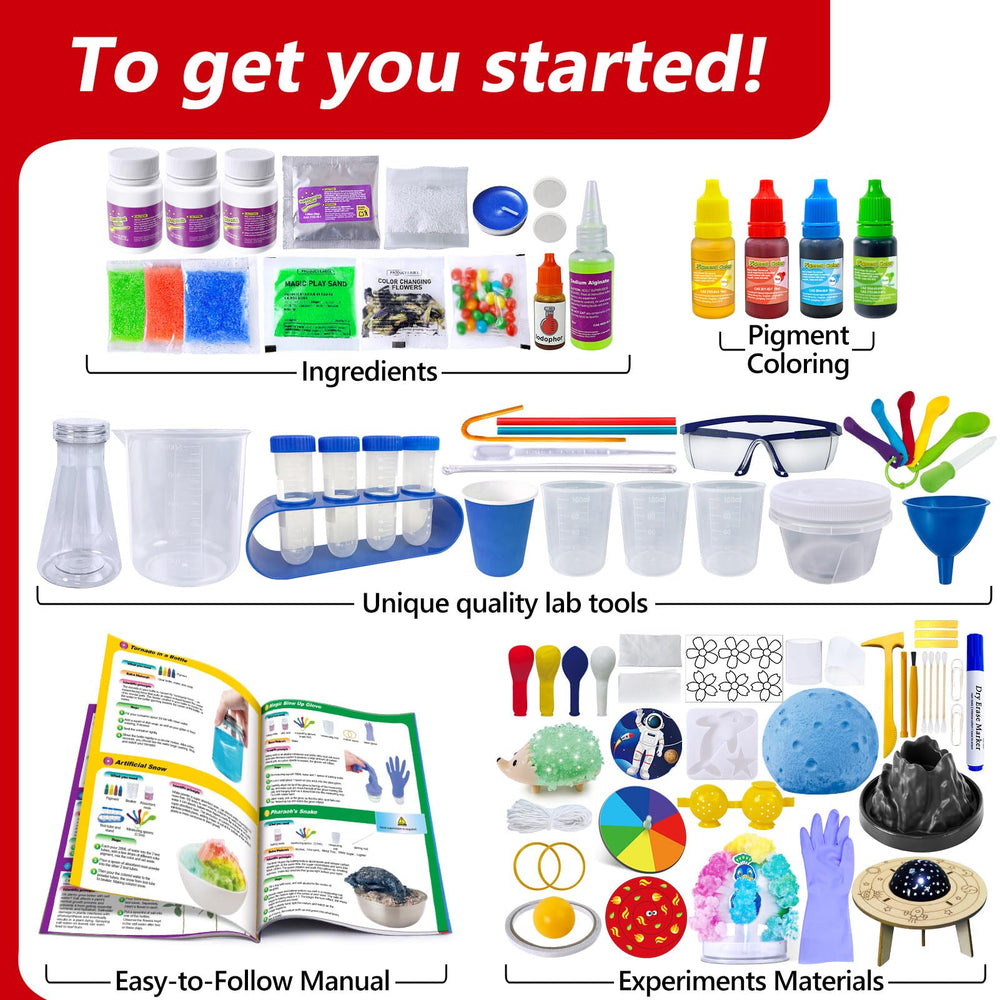 UNGLINGA test-tubes and flask support hands-on experiments at home