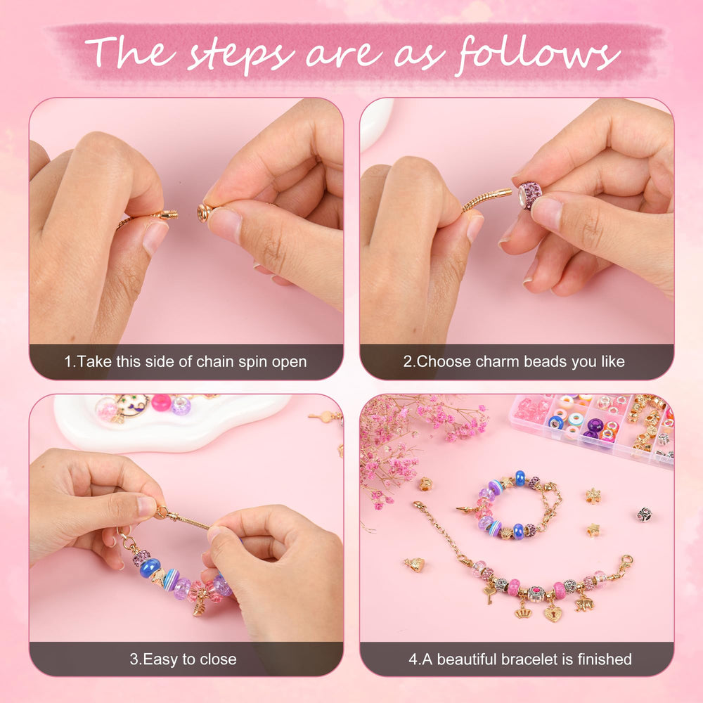 Uniartfy snake chain bracelets provide sturdy bases for creative jewelry.