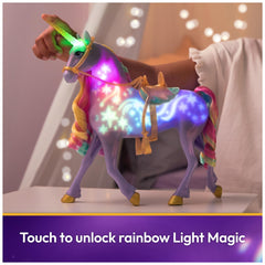 Reins interaction on Rainbow Light-up Wildstar triggers rainbow glow