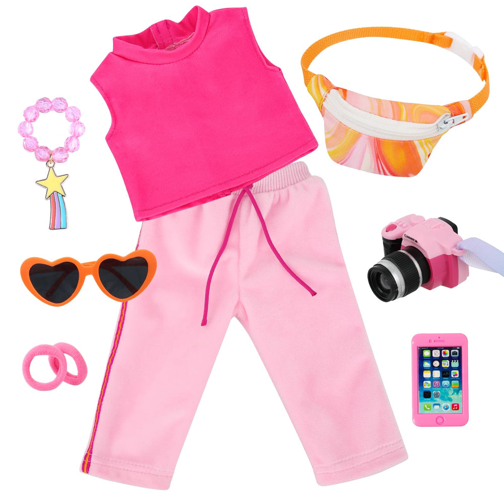 UNICORN ELEMENT 18in doll bracelet complements outfits for imaginative dressing.