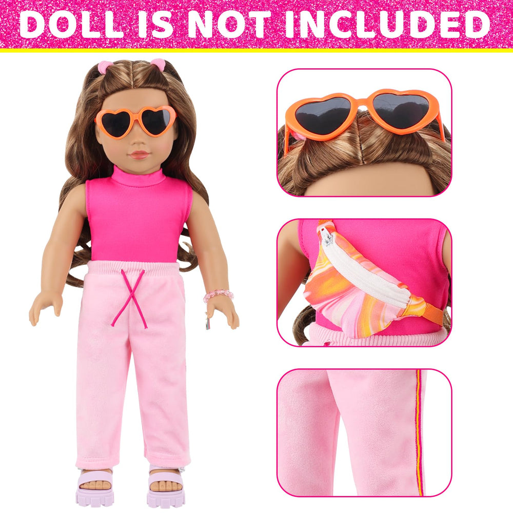 UNICORN ELEMENT 18in doll camera travel accessory sparks storytelling moments.