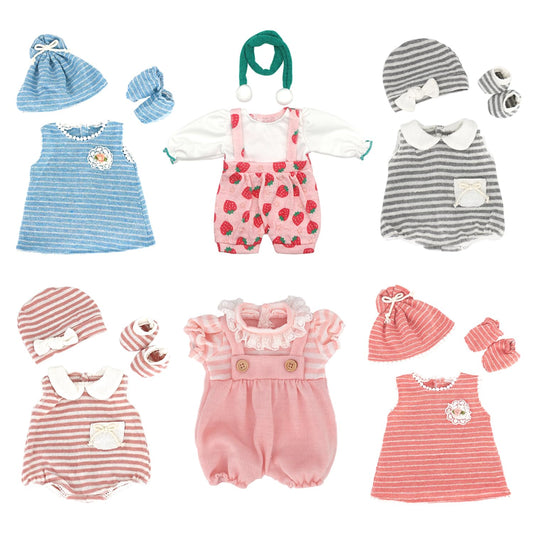 UNICORN ELEMENT 6-sets package displays a complete 14–18 inch doll clothes bundle for quick dress-up