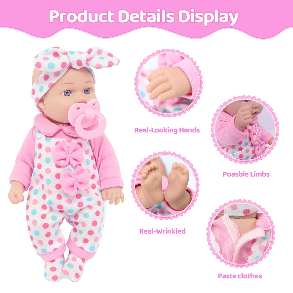 UNICORN ELEMENT Polka-dot overpants expand wardrobe and role-play options.