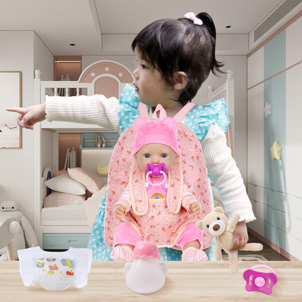 UNICORN ELEMENT brown doll included for imaginative storytelling