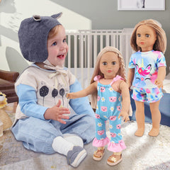 UNICORN ELEMENT compatibility with popular 18-inch dolls and outfits.