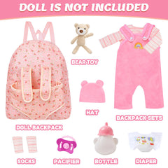 UNICORN ELEMENT two strap sets for versatile doll styling