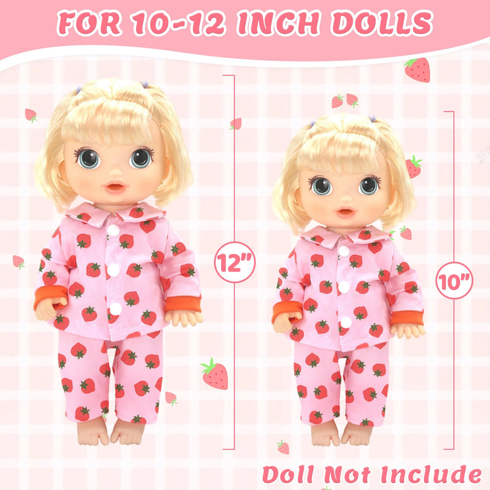 UNICORN ELEMENT paw-print jumpsuit provides comfy fit and playful charm for 10-12 inch dolls