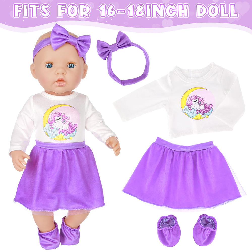 UNICORN ELEMENT purple Pegasus dress set for imaginative dress-up