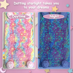 Unicorn Slumber washable anti-pilling fabric survives busy daycare messes
