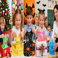 Unicoslm reusable slime storage container keeps slime fresh