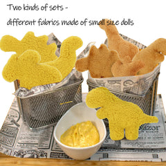 UNIMV dino nugget design sparks imaginative pretend play.