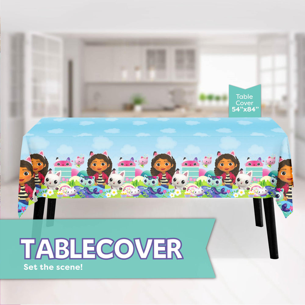 Unique Gabby Dollhouse napkins for festive styling and quick cleanup
