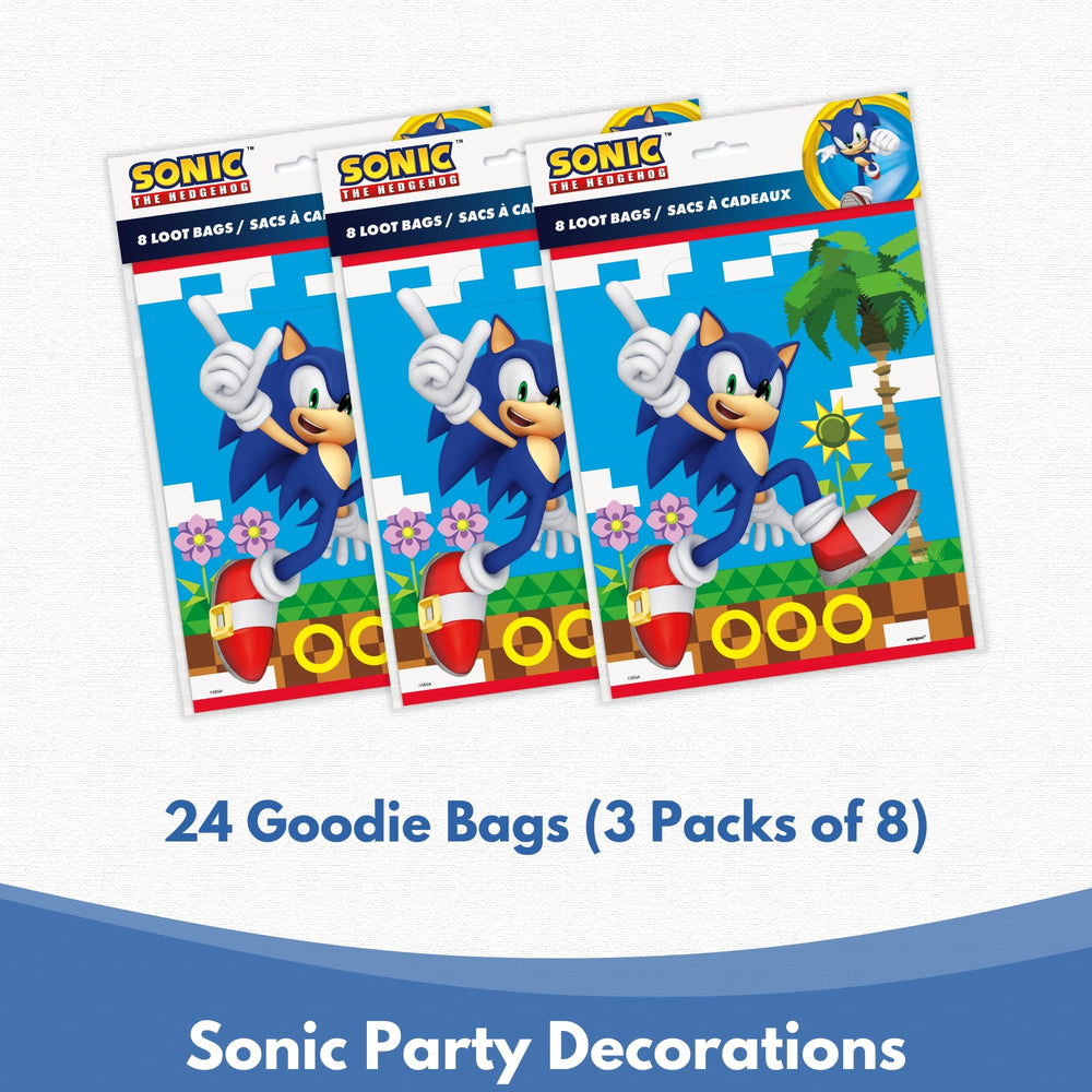 Unique Sonic officially licensed badge highlights authenticity and licensed branding.