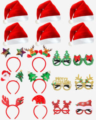 Unistylar Christmas headwear hat adds festive style for parties and photos.