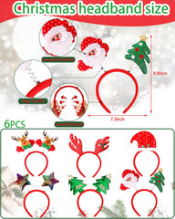 Unistylar Christmas tree headwear boosts outfit fun and holiday selfies.