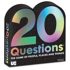 University Games 20 Questions board and clue board for family play