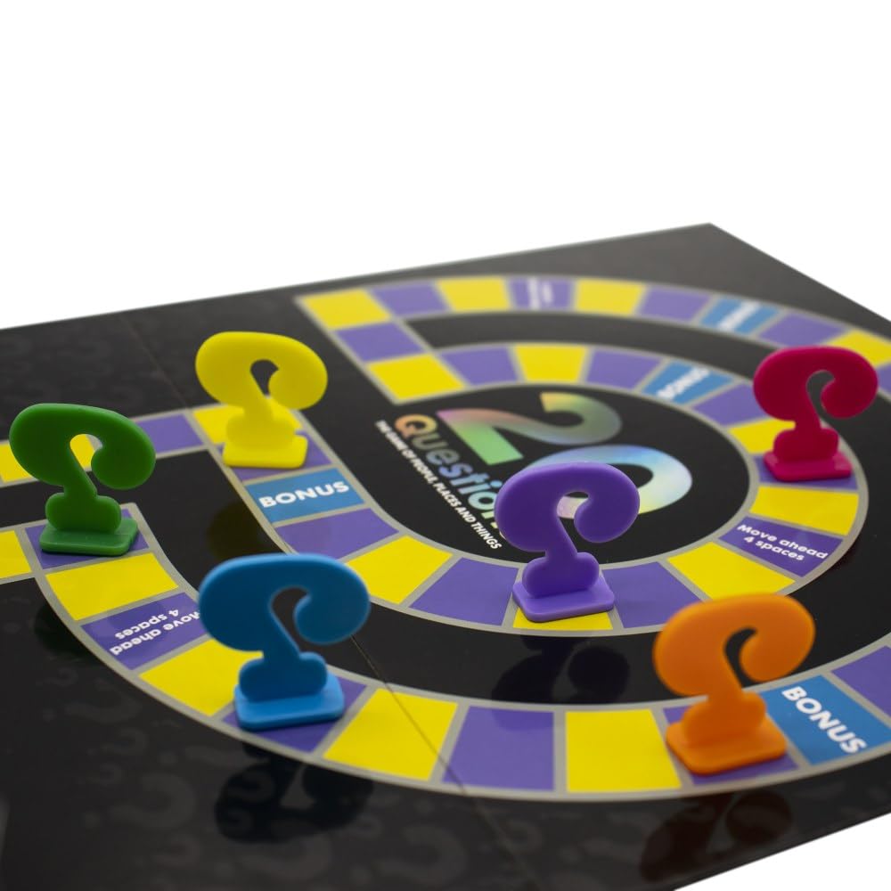 University Games 20 Questions playing pieces for clear progress tracking