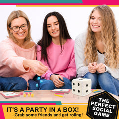 University Games Bunco stylish giftable packaging promotes easy gifting and display.