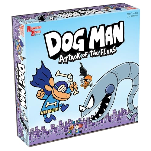 Dog Man: Attack of the Fleas character figures set for action and strategy