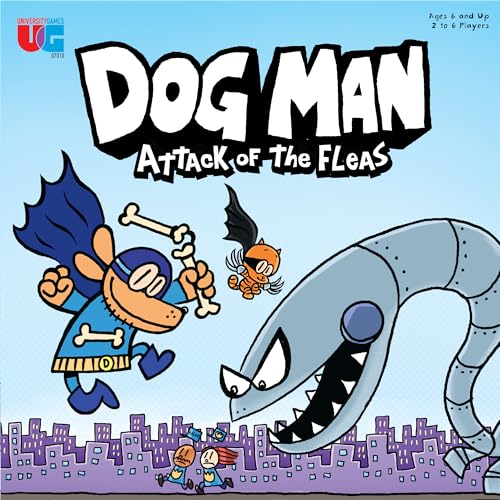Dog Man: Attack of the Fleas play area showing space for 2-6 players