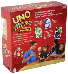 UNO Attack! play scene with players around a table for quick rounds.