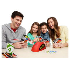 UNO Attack! instruction manual page emphasizes quick-start rules.