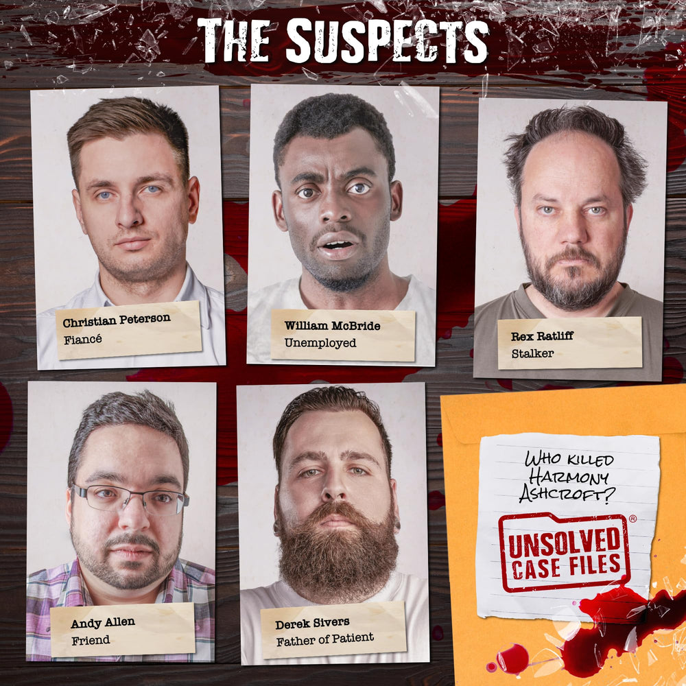 Unsolved Case Files crime scene photo collection invites careful analysis of evidence.