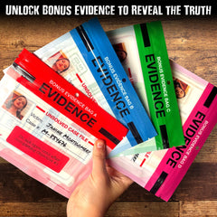 Unsolved Case Files group game night pack enhances social deduction and teamwork.