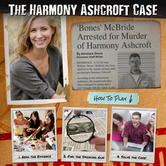 Unsolved Case Files newspaper articles provide context for Harmony's case and trends.