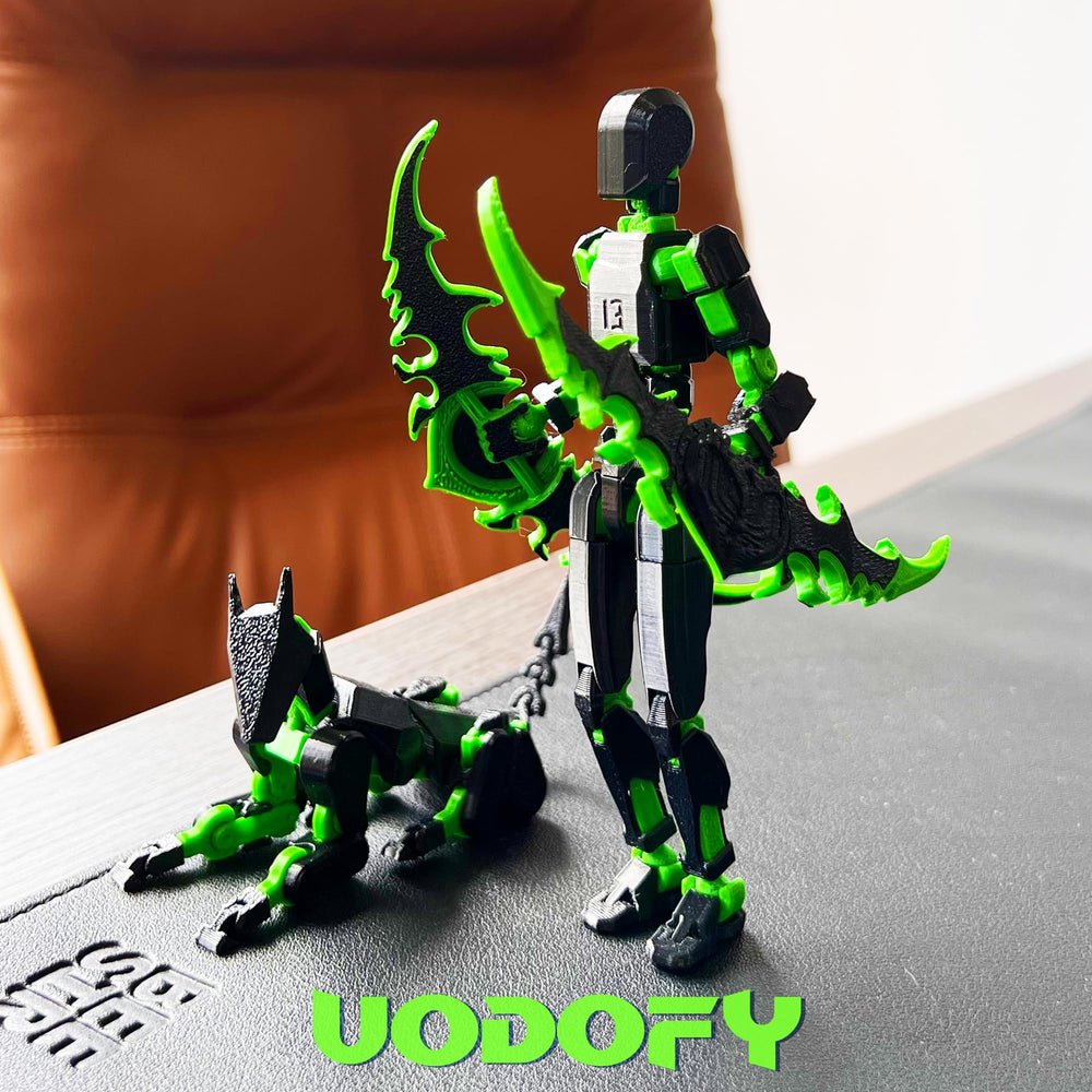 Uodofy T13 uses durable PETG material for lasting figures.
