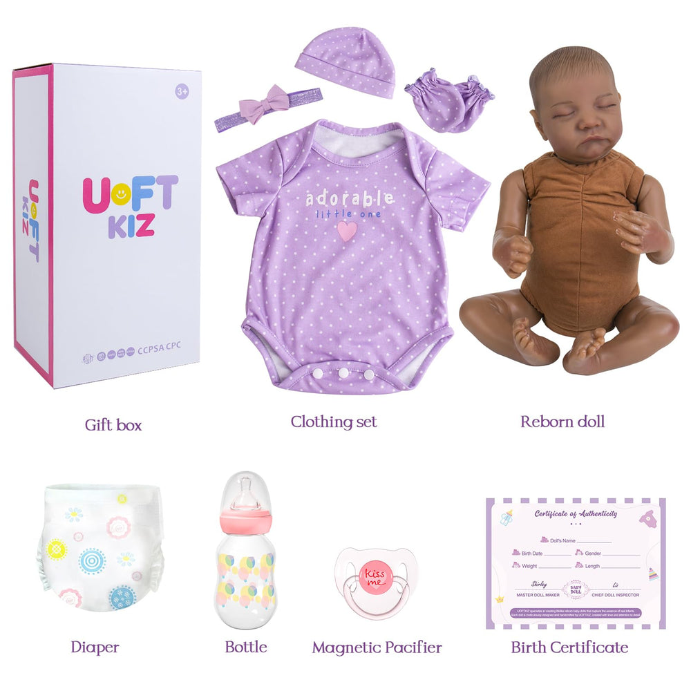UOFTKIZ family-bonding 18in doll inspires shared storytelling and nurturing moments.