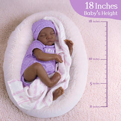 UOFTKIZ magnetic pacifier 18in doll adds lifelike interactions during playtime.