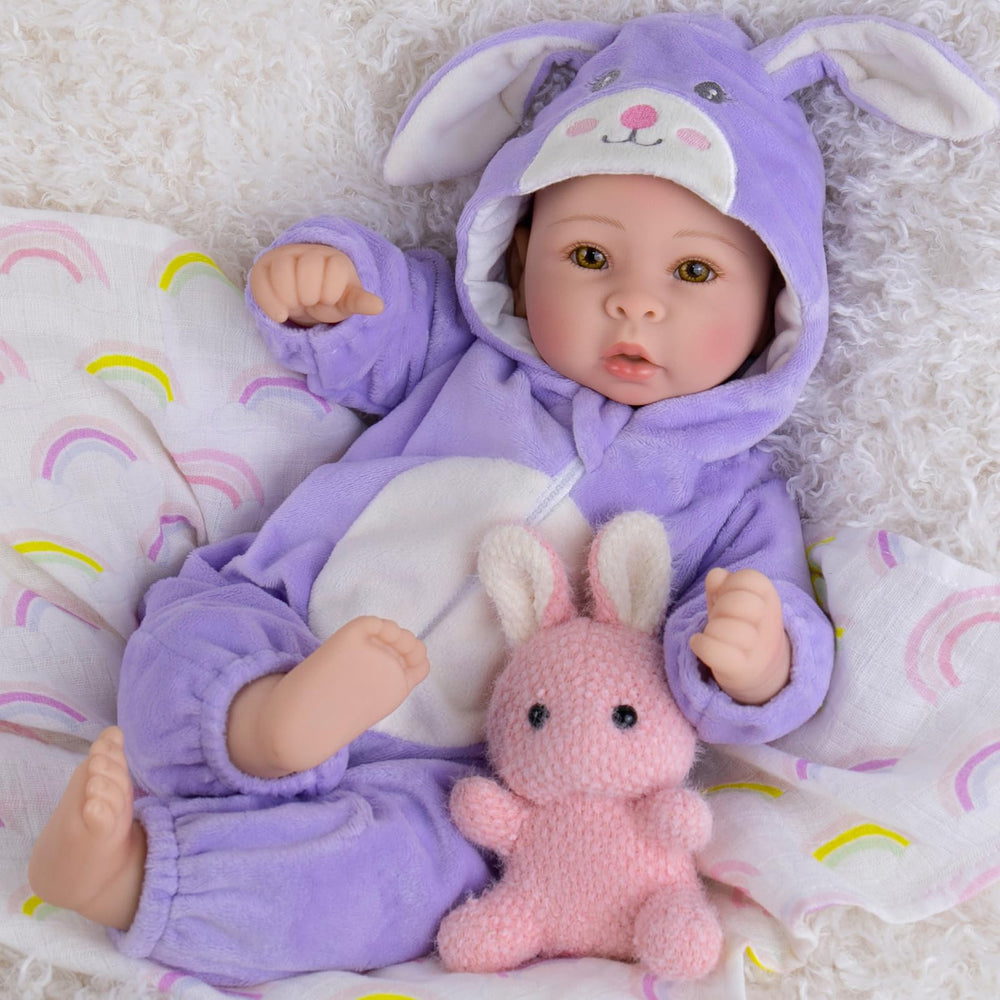 UOFTKIZ Real Life Baby Doll with open eyes, ideal for imaginative play