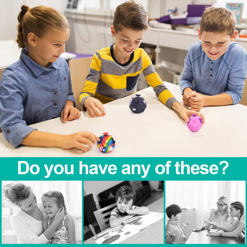 UOOEFUN mini fidget cube quiet travel usage, ideal for on-the-go tasks.
