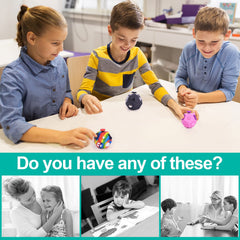 UOOEFUN mini fidget cube quiet travel usage, ideal for on-the-go tasks.