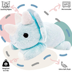 uoozii removable heating pack for microwaving or chilling.