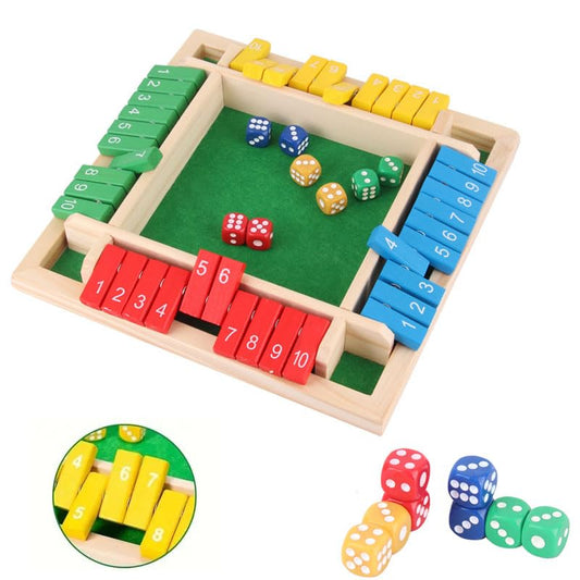 Uowivi Shut The Box game dice dynamics showcase exciting rolling and strategic planning.